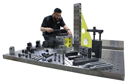 Bluco's extra-large modular fixturing system