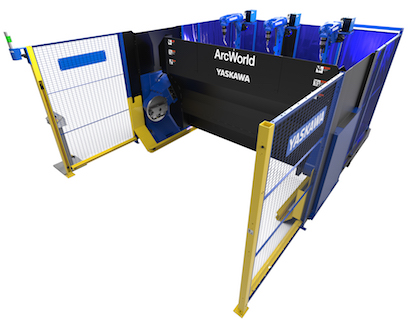 Yaskawa America’s ArcWorld 6000 pre-engineered workcells