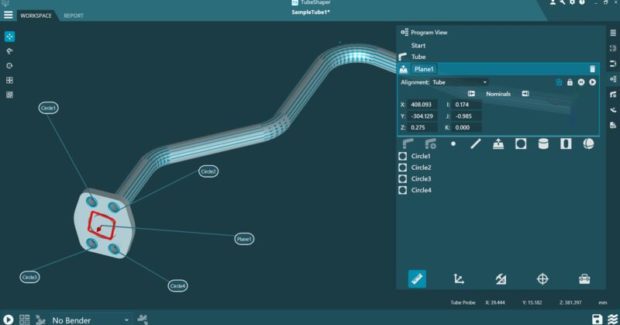 Hexagon Manufacturing Intelligence’s TubeShaper v2 software