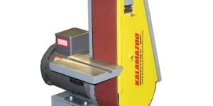 Kalamazoo Industries’ BG448 4-by-48-inch abrasive belt grinder