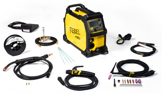 ESAB, welding, Metal Shop Masters, Rebel EMP 205ic AC/DC