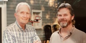 Preben with his dad, Svend Eckart Hansen