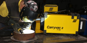 fume extraction MIG gun, Esab