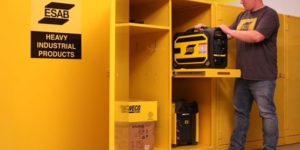 ESAB, Demo Box, industrial welding systems