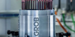 GROB Systems, electric vehicle motor components, machining, battery assembly, fuel cell assembly