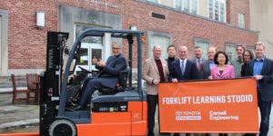 Toyota Material Handling, Cornell Engineering, Forklift Learning Studio