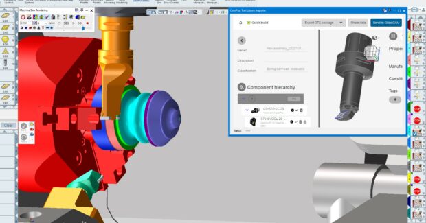 GibbsCAM 2024, CAD/CAM, Variable-depth engraving, tapered tooling, corner ramping., rotary part alignment and positioning, CLM technology, mill-turn machines, bar-fed mills, toolpath calculation, Sandvik Coromant’s PrimeTurning™