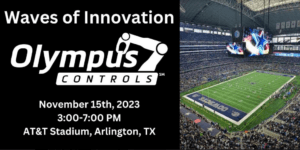 Olympus Controls, Aircraft Tooling Inc., Dallas, Arlington, AT & T Stadium, Waves of Innovation, Universal Robots, Nick Armenta, Choctaw Club, Scott Paulk, Apex Dynamics, Asyril, Cobot Depot, Copley Controls, Datalogic, Dorner Conveyors, Epson Robots, Flexxbotics, Kane Robotics, Mecademic, National Tooling and Machining Association (NTMA), Nidec Corporation, Olympus Controls, Panasonic, Robotiq, Robotunits, Texas Manufacturing Assistance Center (TMAC), Spira Vision, University of Texas at Arlington (UTA), Zebra Robotics, Mitsubishi Electric