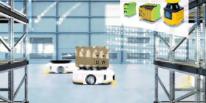 Pilz, autonomous mobile robots, PNOZmulti 2, safety laser scanner PSENscan, SecurityBridge, PNOZmulti Configurator, safeguards