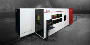 MC Machinery, Mitsubishi GX-F ADVANCED Series, AGR-MIX nozzle technology, Ryan Conroy, Assist Gas Reduction, AGR-AIR, laser cutting